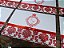 Convite Casamento Arabesco Vermelho - Imagem 1