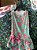 Roupa Vestido Verde com Flores G - Imagem 2