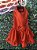 Roupa Vestido Luxo Vermelho com Laço M - Imagem 2