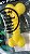 Q MONSTER MORDEDOR CANDY BONE - AMARELO - Imagem 2