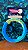 Q MONSTER MORDEDOR ANEL NEON - AZUL - Imagem 1