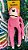 MORDEDOR MACACO LIMITED ROSA - Imagem 1