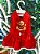 Vestido Pet Mamãe Noel Estampa Ursinho P - Imagem 1