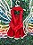 Vestido Pet Mamãe Noel Estampa Ursinho G - Imagem 3