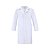 Jaleco slim manga longa em Gabardine unissex - Branco - Imagem 2