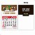 Ímã com calendário 2025 - 80x50 mm - 1.000 un - Imagem 3