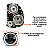FARÓIS LED ANGEL EYES COM SUPORTES MB ACTROS 2546 2651 (2017 á 2020) - Imagem 4