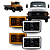 KIT 4 FARÓIS ANGEL LED MB 1113 CARA PRETA P/ ADAPTAÇÃO - Imagem 1