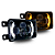 KIT 4 FARÓIS LED FORD F1000 F4000 4 FARÓIS COM SUPORTES - Imagem 2