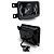 KIT 4 FARÓIS LED FORD F1000 F4000 4 FARÓIS COM SUPORTES - Imagem 3