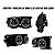 KIT 4 FARÓIS LED COMPLETO 5.75 ANGEL EYES 4300K C/SUPORTE MB ATRON 1319 2324 1635 - Imagem 3