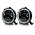 PAR FAROL LED 5,75 ANGEL EYES MB 1938S 1944S DRL SETA 6000K - Imagem 5