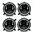 KIT 4 FARÓIS LED 5.75 COM SUPORTES CARGO PANDA (2012 em diante) - Imagem 3