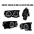 KIT 4 FARÓIS LED COMPLETO 5.75 ANGEL EYES 6000K C/SUPORTE MB ATEGO 2012+ - Imagem 3