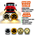 FAROL LED ANGEL EYES 4300K MB 1113 1111 1513 1519 DRL SETA - Imagem 7
