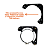 PAR FAROL LED ANGEL EYES 4300K C/ SUPORTES VW DELIVERY 8-150 10-160 - Imagem 6