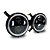 KIT FARÓIS LED 5.75" ANGEL EYES 6000K E SUPORTES PARA VW WORKER TITAN - Imagem 2