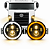 PAR FAROL LED ANGEL EYES 4300K C/SUPORTE LANTERNA VW CONSTELLATION - Imagem 1