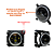 PAR FAROL LED ANGEL EYES 4300K C/SUPORTES PRINCIPAL VW CONSTELLATION - Imagem 6