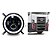 PAR FAROL LED ANGEL EYES 4300K C/SUPORTES PRINCIPAL VW CONSTELLATION - Imagem 2