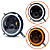 PAR FAROL LED ANGEL EYES 4300K C/SUPORTES PRINCIPAL VW CONSTELLATION - Imagem 3