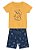 Conjunto Infantil Menino Brandili Tubarão Tamanho P-M-G Verão - Imagem 2