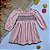 Vestido Infantil Menina Milon Poá Manga Longa Inverno - Imagem 1