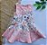 Vestido Infantil Menina Milon Floral Rosê - Imagem 4