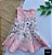 Vestido Infantil Menina Milon Floral Rosê - Imagem 1
