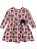 Vestido Infantil Menina Milon Floral Rosa com estampa de Bolsas - Imagem 3