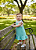 Conjunto Jardineira + Blusa Menina Kely Ket Tamanho P-G-GG - Imagem 2
