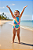 Maiô Infantil Menina Marlan Folhagens Tropical Verão - Imagem 3