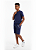 Conjunto Juvenil Menino Brandili Camisa Bermuda Marinho - Imagem 1