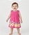 Vestido Bebê Malwee Poá Floral Verão - Imagem 1