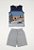 Conjunto Infantil Kyly Masculino Regata Skatista e Bermuda em Moletom Sem Felp - Imagem 2