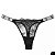 Calcinha Victoria’s Secret Renda + Strass Preta - Imagem 1