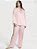 Pijama de Cetim Rosa Victoria’s Secret #progressiva - Imagem 1