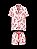 Pijama Curto de Cetim Natal Rosa Victoria’s Secret - Imagem 3