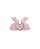 Presilha Bunny Garden Rosa Flowers Knows - Imagem 1
