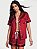 Pijama Curto de Cetim Vermelho Poá Victoria’s Secret - Imagem 1