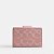 COACH Carteira Corner Medium Zip Wallet açor Soft Pink - Imagem 3