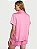 Pijama Curto Cetim Rosa Chiclete Victoria´s Secret - Imagem 3
