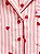 Gap × Summer Fridays Relaxed Flannel Hearts PJ Shirt Color Pink stripe - Imagem 4