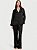 Pijama Longo de Cetim Preto Com Gola Em Strass Victoria´s Secret - Imagem 4