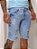 Bermuda Jeans Rasgada Masculina - Imagem 11