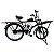 Bicicleta Motorizada Cargueira Tipo 80cc 2 Tempos para Entregas - Imagem 1
