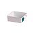 Organizador Modular Branco 15 cm x 15 cm x 5,2 cm - Imagem 1