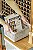 Cesto Organizador Grid 8L com tampa - Bege - Imagem 2
