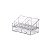 Kit Organizador de Maquiagem 22x12,5x12,5 cm - Imagem 1
