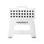 Banqueta dobrável antiderrapante Clear 22 cm - Imagem 1